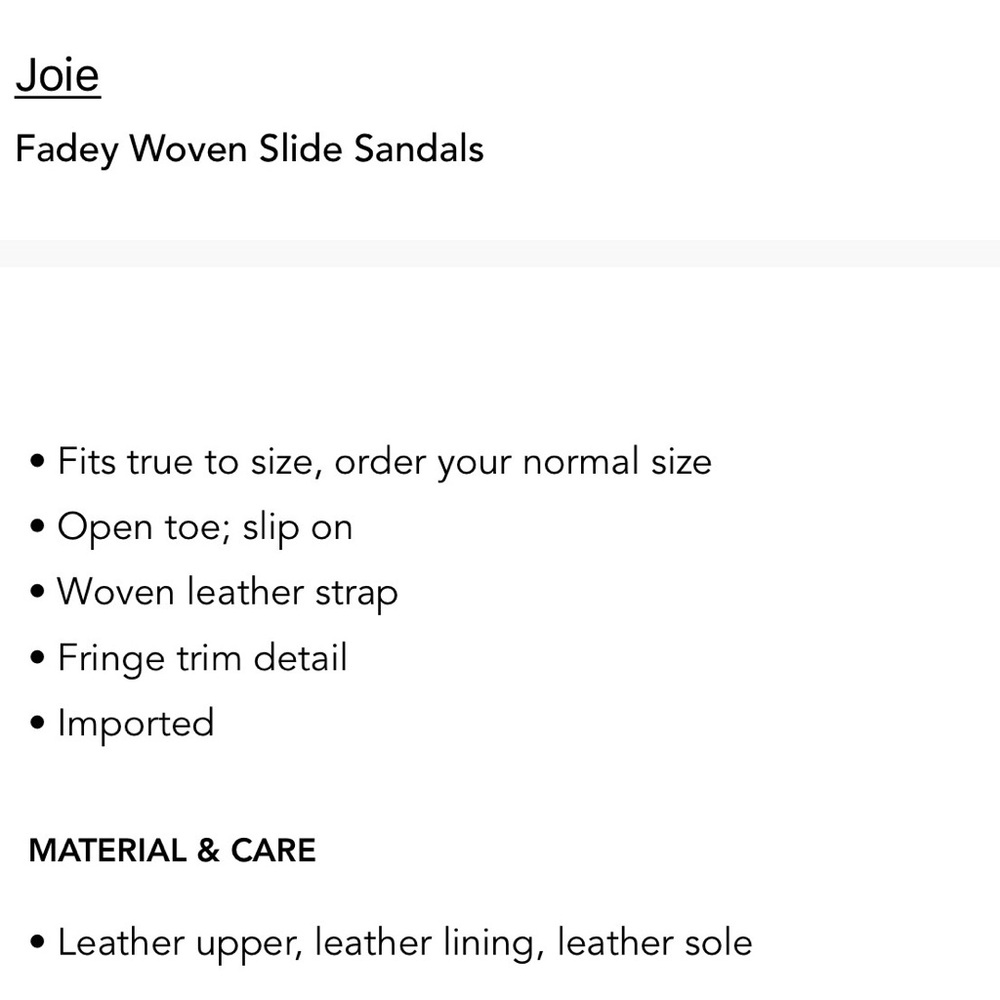 Joie Woven Leather Sandal - Cognac - Picture 2 of 4